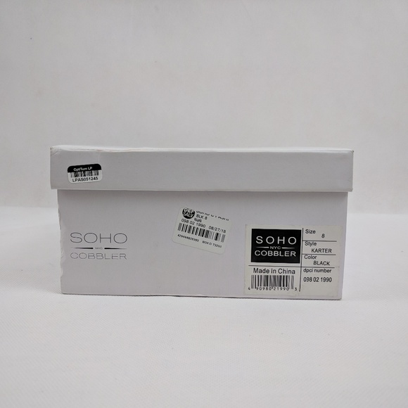 SOHO NYC COBBLER KARTER BLACK SIZE 8 - Picture 3 of 8